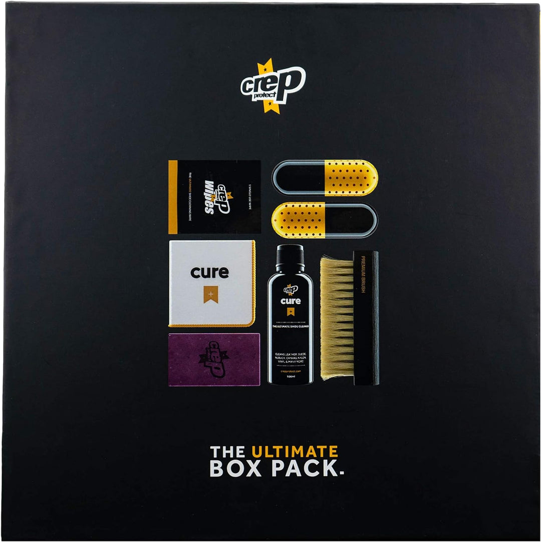 crep protect Box-Pack – Premium-Turnschuhe-Reinigungsset mit 6 x Turnschuhe-Reinigungstüchern, 2 x P