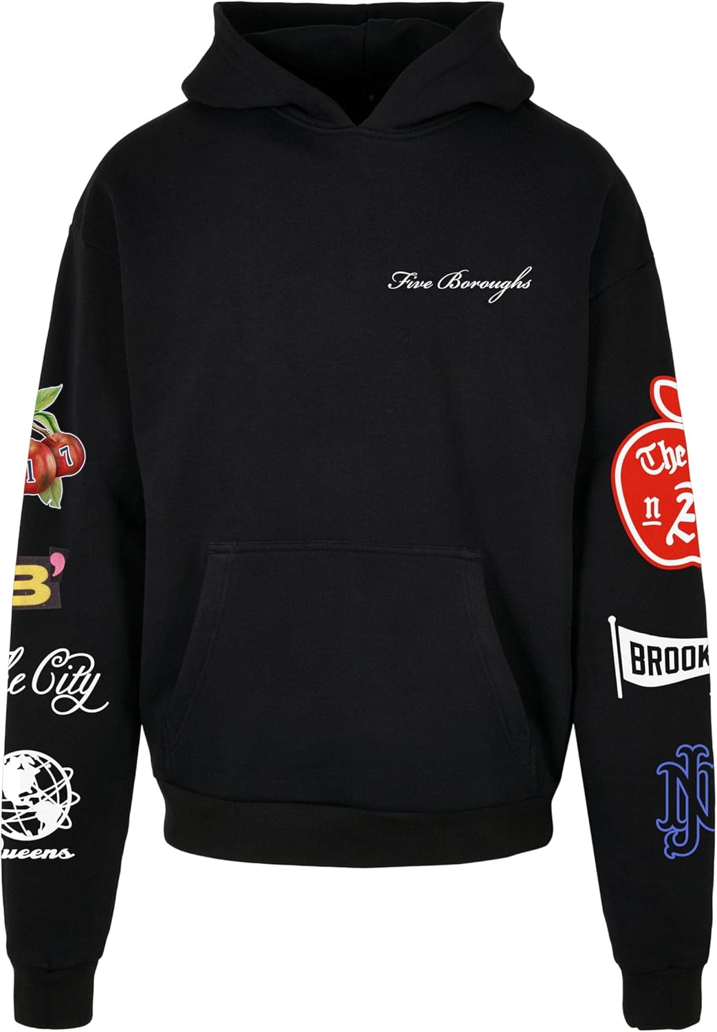 Mister Tee Herren NY Homage Oversize Hoody, XS Grosse Grössen