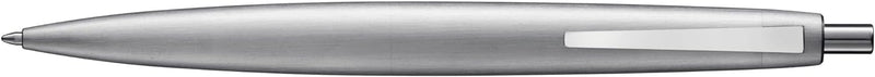 LAMY 2000 Kugelschreiber 202 – Kuli aus Polycarbonat und Edelstahl, strichmattiert in der Farbe Silb