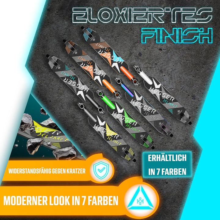 KESSER® Stunt Scooter X-Limit - 360° Lenkung Robuster Funscooter Stuntscooter mit ABEC 9 Kugellagern