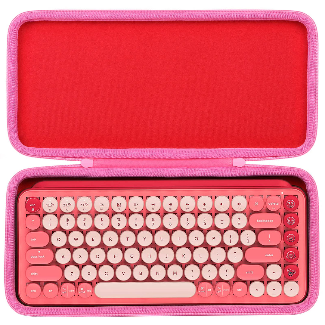 co2CREA case Harte reiseschutzhülle Etui Tasche für Logitech POP Keys/POP ICON Keys Mechanische kabe