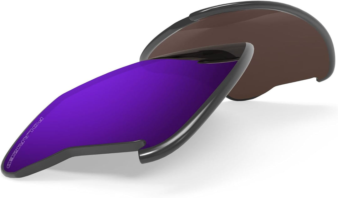 BlazerBuck Anti-salz Polarisierte Ersatzgläser für Oakley Flak Jacket XLJ Kosmisches Lila Polarisier