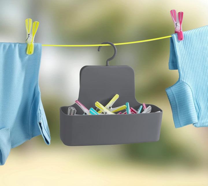 WENKO Duschcaddy Mod. Barcelona, Duschregal zum Hängen, mit beweglichem Haken, Spezial-Kunststoff (b