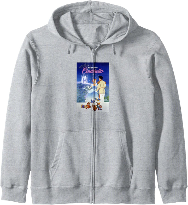 Disney Cinderella Classic Vintage Movie Poster Kapuzenjacke