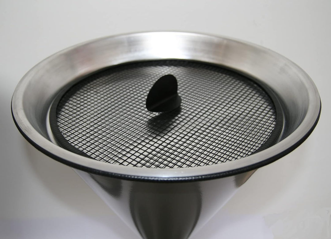 Standaschenbecher Diabola 71x40 cm + 25 kg Quarzsand silber Marke Szagato Made in Germany (Industrie