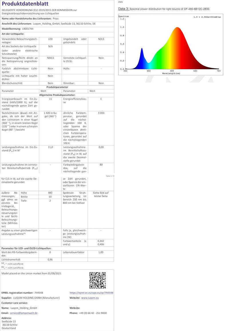 Lucande LED Wandleuchte, Wandlampe Innen &