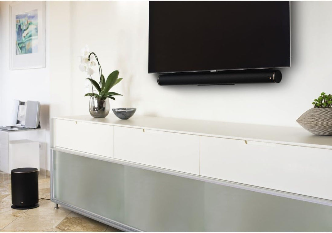 Hama TV-Soundbar-Halterung, universell für alle TV-Geräte, Bildschirmdiagonalen und Soundbars (auch