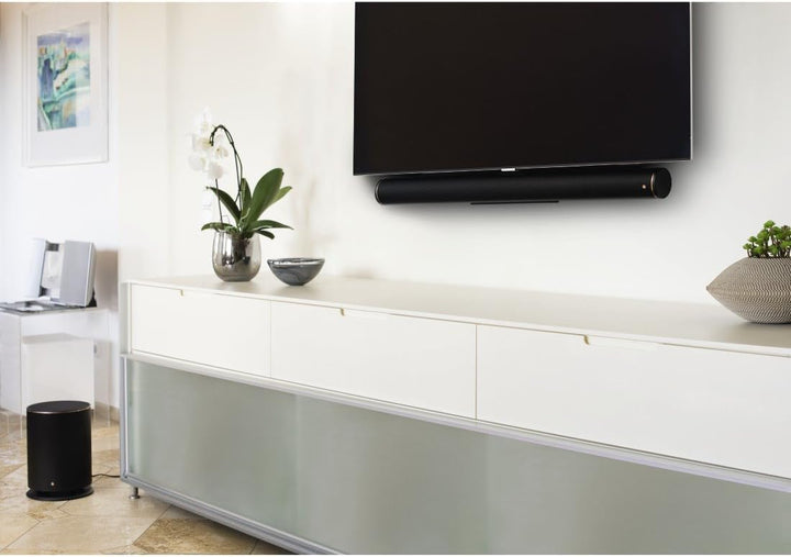 Hama TV-Soundbar-Halterung, universell für alle TV-Geräte, Bildschirmdiagonalen und Soundbars (auch