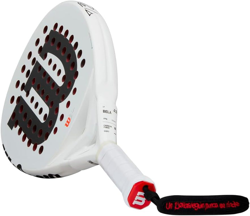 Wilson Padel-Schläger Bela LT V2.5, Carbonfaser/EVA, 355 g, Weiss