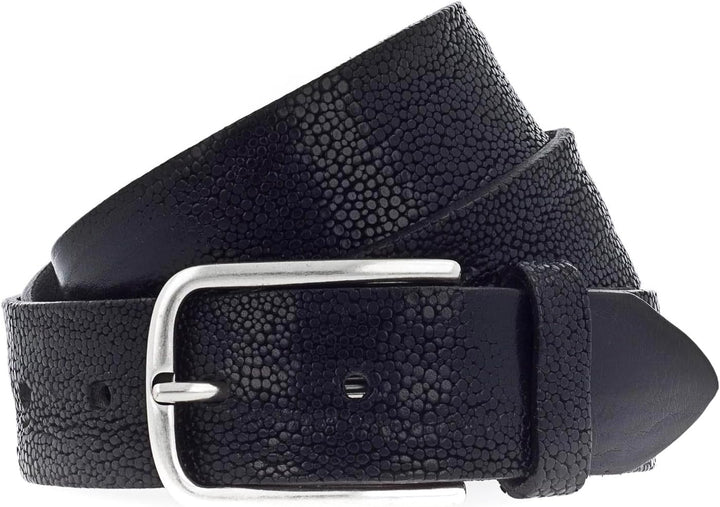 Vanzetti Genuine Beauty 35mm Full Leather Belt W90 Black