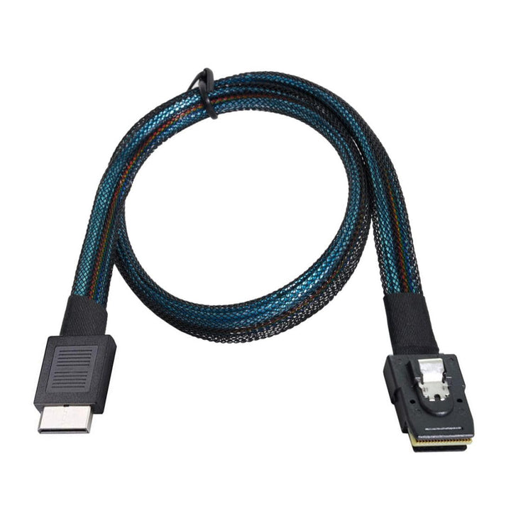 chenyang Oculink SFF-8611 4i to SFF-8087 36Pin PCIe PCI-Express Slimline SSD Data Active Cable 50cm