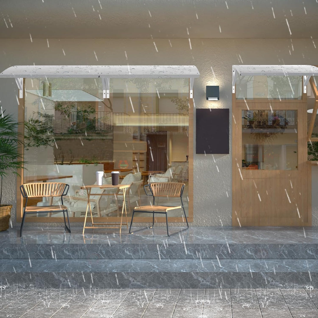 Klimaanlage Abdeckung für Aussengeräte, Vordach Terrasse UV Regen Schnee Sonnenschutz, Mini Split Wä