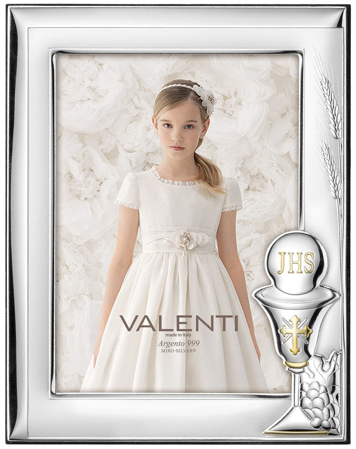 Valenti&Co Bilderrahmen, Silber, 13 x 18 cm, perfekte Geschenkidee für Freunde oder Verwandte.