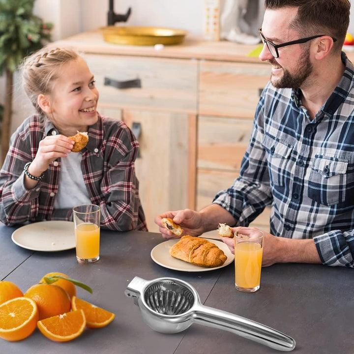 Zitronenpresse Limettenpresse Zitruspresse Edelstahl Zitruspresse Handpresse Entsafter Manuelle Zitr