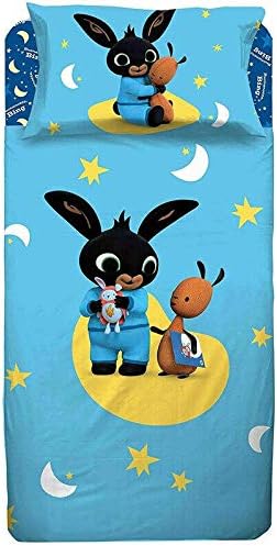 BING Bunny Bettwäsche Bing für Einzelbett, 100% Baumwolle