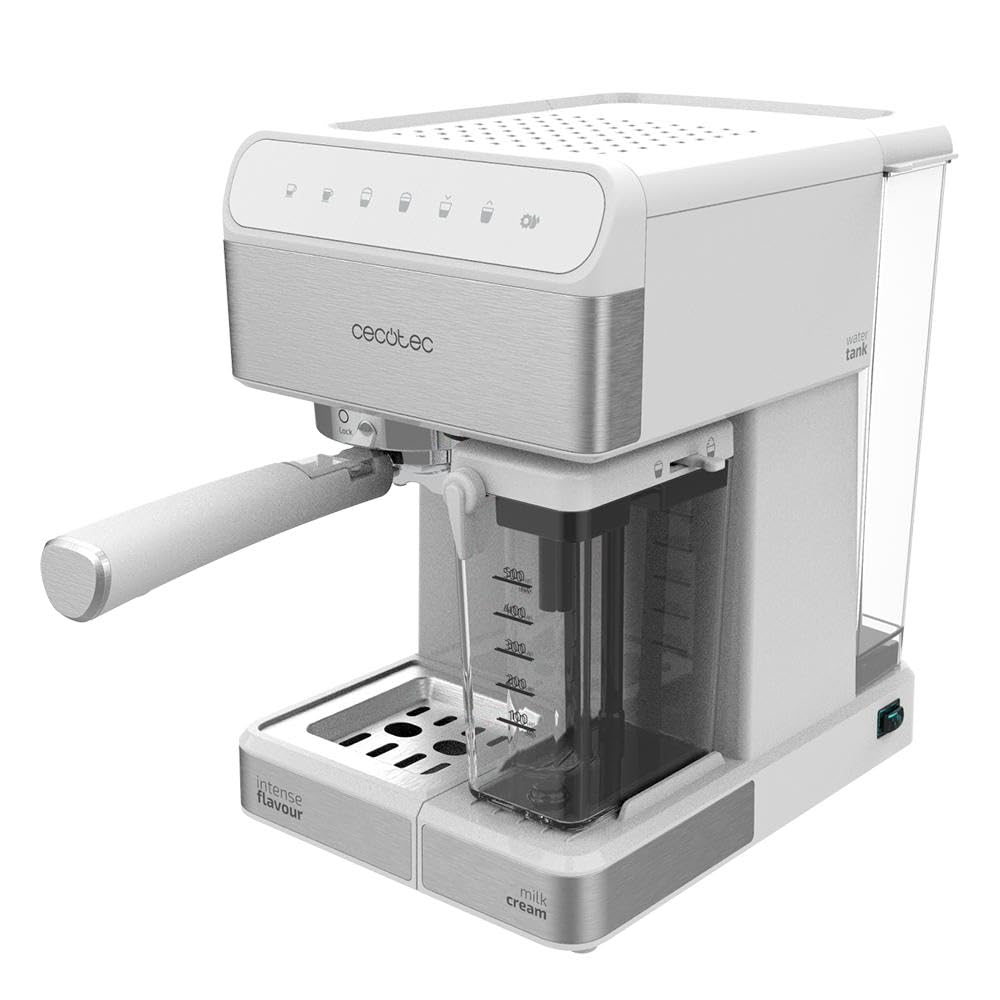 Cecotec Kaffemaschine Power Instant-ccino 20 Touch. 1350 W, Siebträger, 20 bar Druck, 1'4 L Wasserta