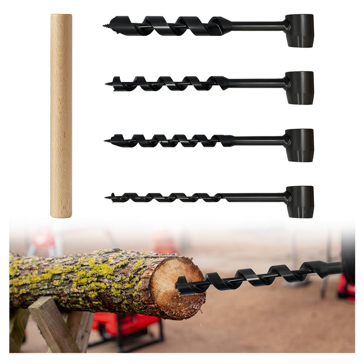 Handbohrer Bushcraft Manueller Schraubenschlüssel, Handbohrer Outdoor Schlangenbohrer Bushcraft, Sch