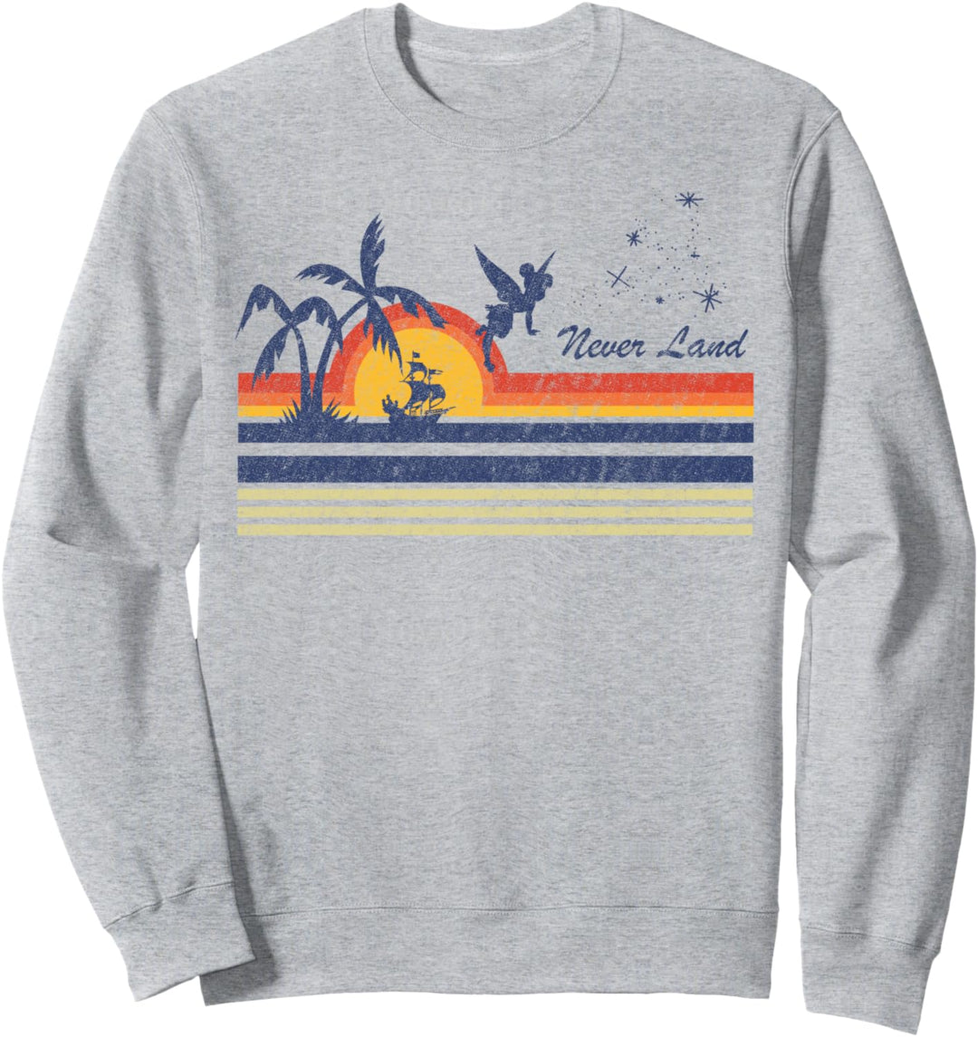 Disney Peter Pan Tinker Bell Flying Silhouette Sweatshirt