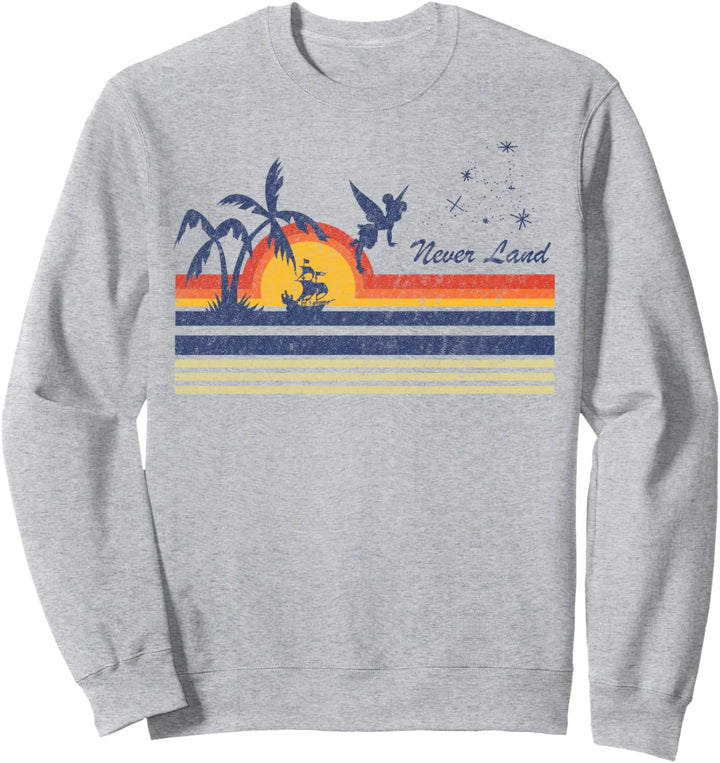 Disney Peter Pan Tinker Bell Flying Silhouette Sweatshirt