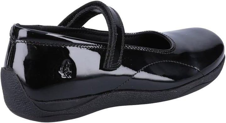 Hush Puppies Mädchen Aria Patent Senior Schuluniform-Schuh 38.5 EU Schwarz, 38.5 EU Schwarz