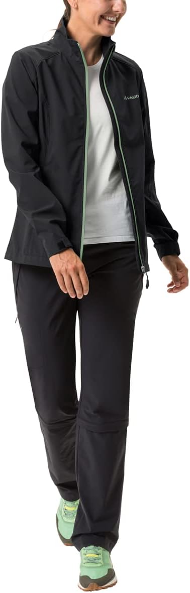 VAUDE Jacken Women's Hurricane Jacket IV 36 black/green, 36 black/green