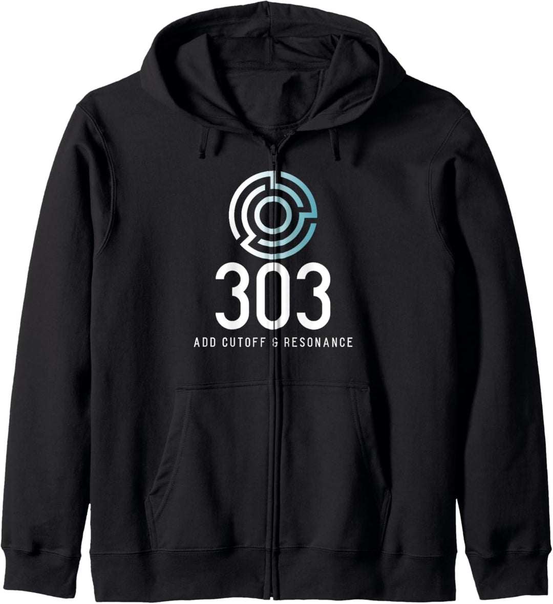 303 Vintage Style Retro Techno-Design Kapuzenjacke