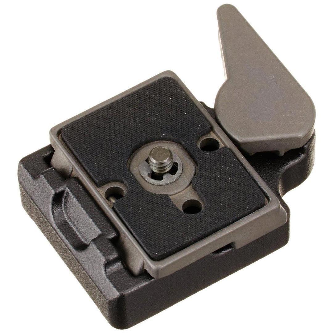 Manfrotto 323 Schnellwechseleinrichtung (Nachrüstung für Stative ohne Schnellwechselsystem) Single,