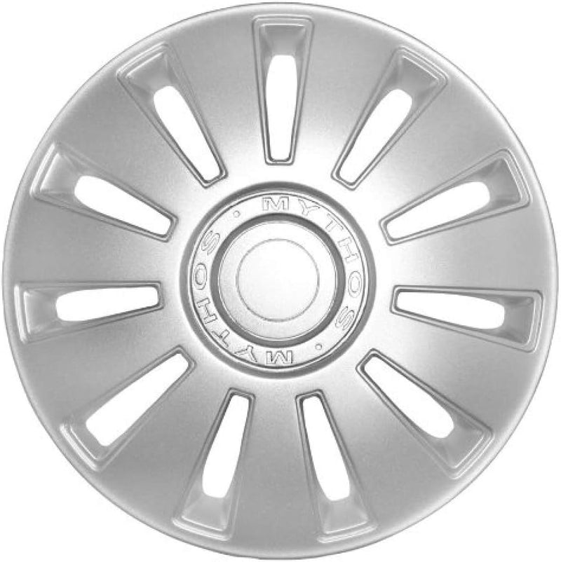 Petex RB528415 Radzierblende Mythos Grösse 15 Zoll 2-fach lackiert Material: Nylon in Box, silber -