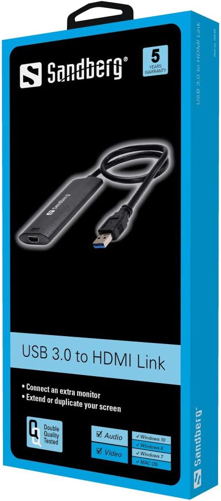 Sandberg USB 3.0 zu HDMI Verbindung