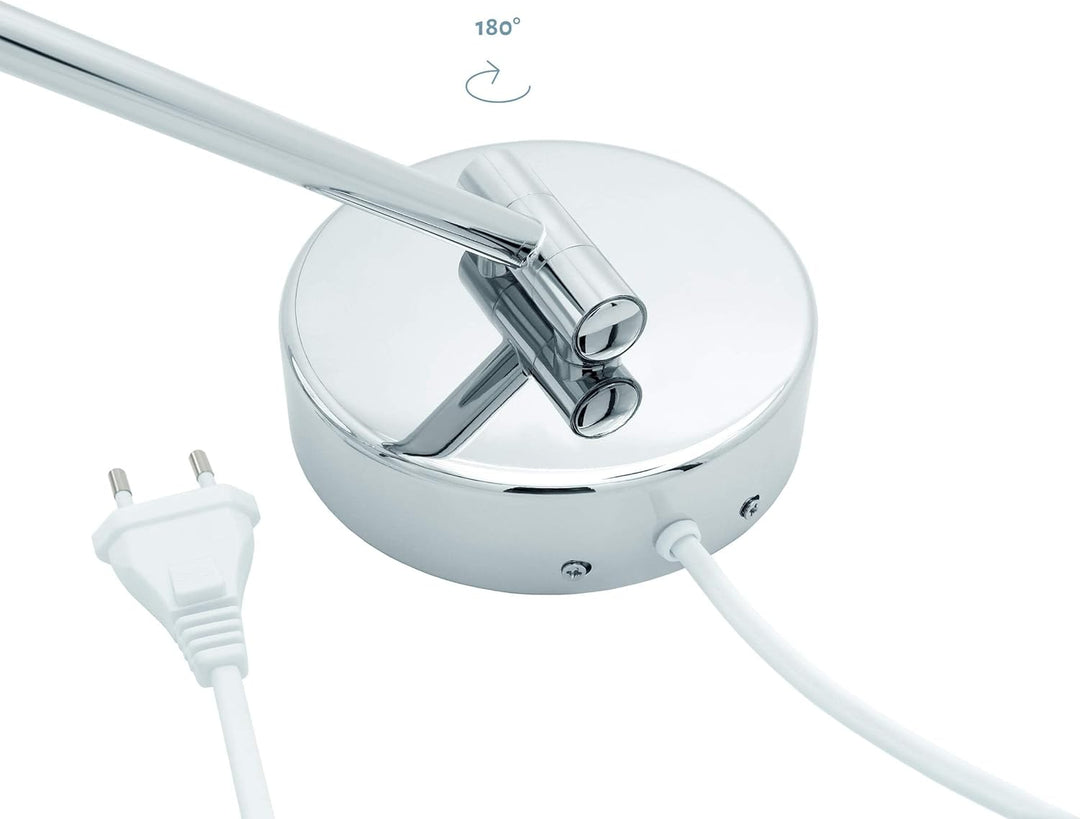 Libaro LED Kosmetikspiegel Siena Vergrösserungsspiegel 7 Fach Wandmontage Dimmerfunktion Auto-Off (m