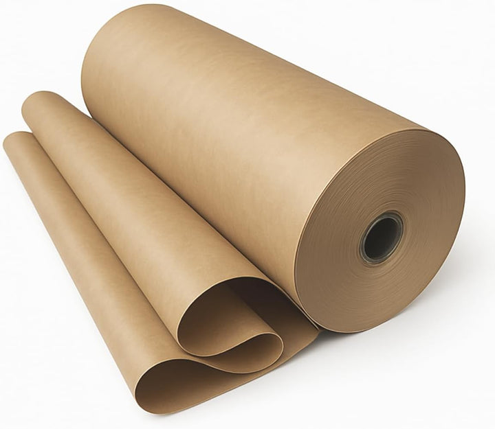 Kraftpapier 70g/m² Packpapier 50 cm x 300 m auf Rolle | braunes Papier | Geschenkpapier | Verpackung