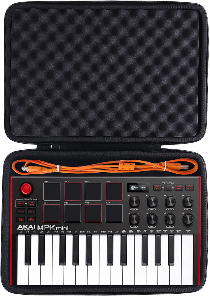 co2CREA Case Hart reiseschutzhülle Etui Tasche für AKAI Professional MPK Mini MK3 /Mini Play MK3 25-