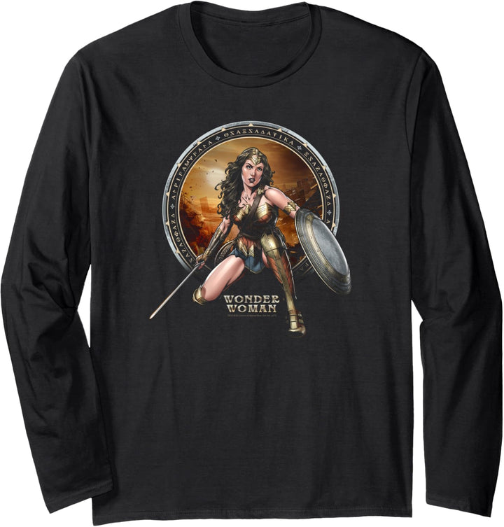 Wonder Woman Battle Zone Langarmshirt