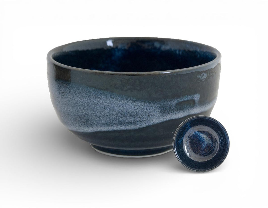 Matcha Bowl aus Porzellan – Made in Japan – 400 ml – Japanische Matcha Schale für Tee – Tee-Becher,