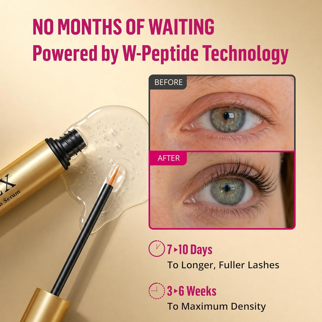 PHIENEX 2026 New Version Wimpernserum – ohne Hormone & vegan – Lash Serum für längeres, dichteres, v