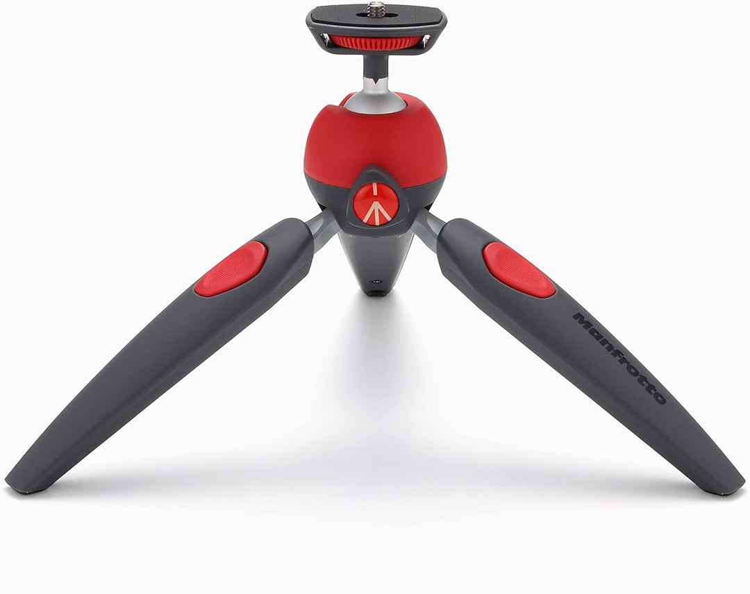 Manfrotto MTPIXIEVO-RD Pixi Evo Mini-Stativ (2 Segment) rot Rot Single, Rot Single