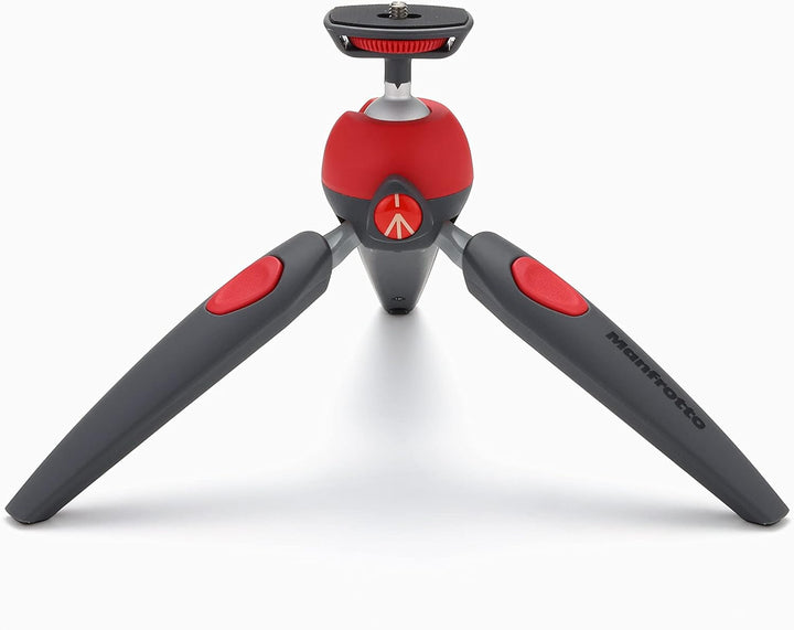 Manfrotto MTPIXIEVO-RD Pixi Evo Mini-Stativ (2 Segment) rot Rot Single, Rot Single