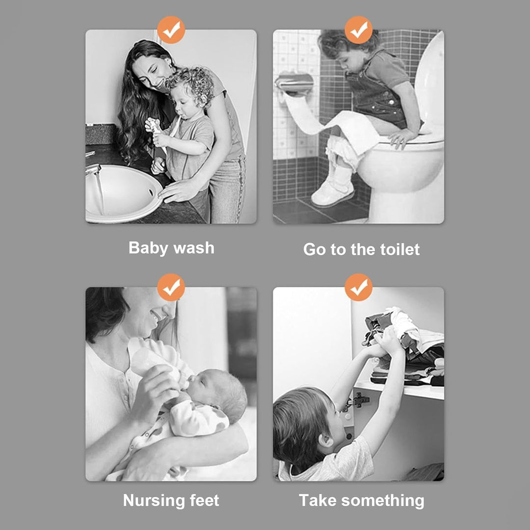 35 x 25 x 15 cm Fussstütze für Toilette – Toilette, Hocker, Physiologische Toilette, Tritthocker für