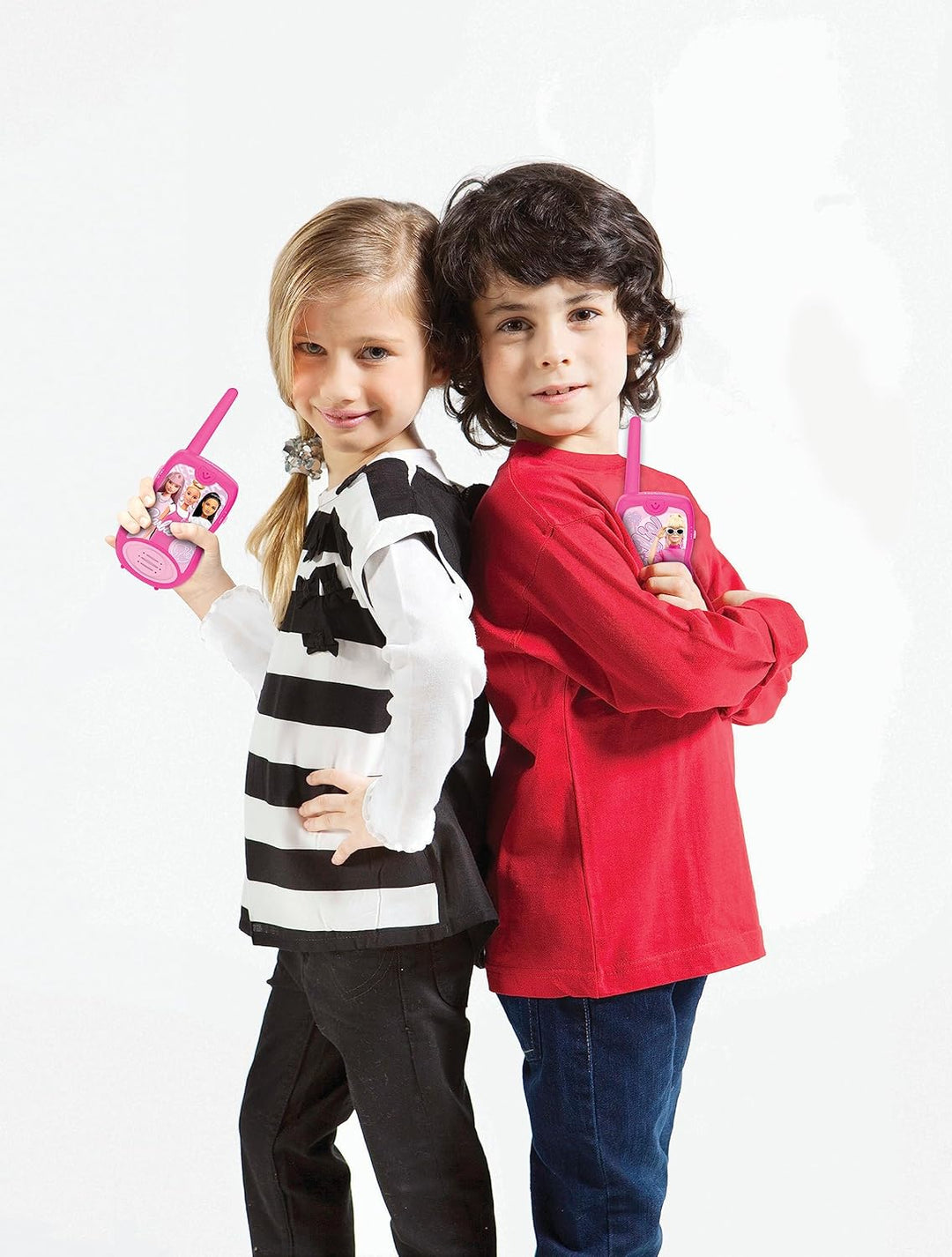 Lexibook, Barbie, Talkies-Walkies 200m, Kommunikationsspiel für Kinder, 2 Kommunikationskanäle, Gürt