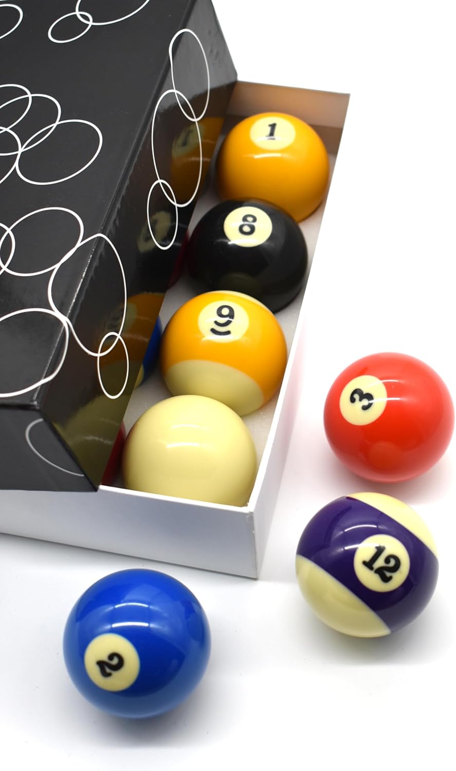 Pool Billard Kugeln Kugelset Standard 57,2mm - für 7ft. 8ft. und 9ft. Pooltische