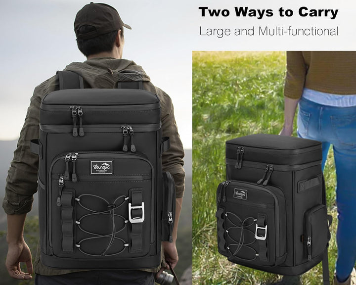 Kühlrucksack, 30L Grosse Thermo Kühltasche Rucksack, Wasserdicht Picknickrucksack Gross für Strand,