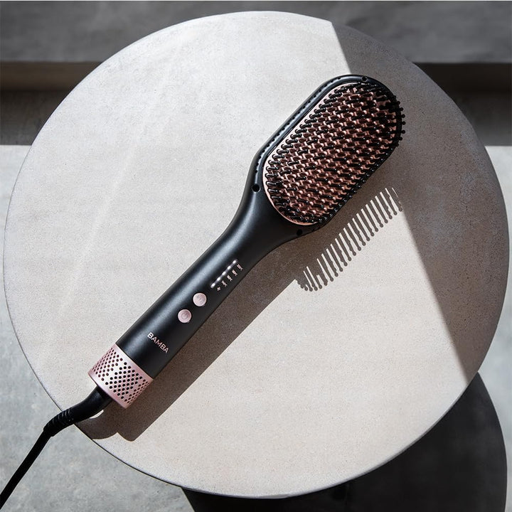Cecotec Luftbürste Bamba InstantCare AirFlow, Keramikbeschichtung, Geeignet für alle Haartypen, 4 Te