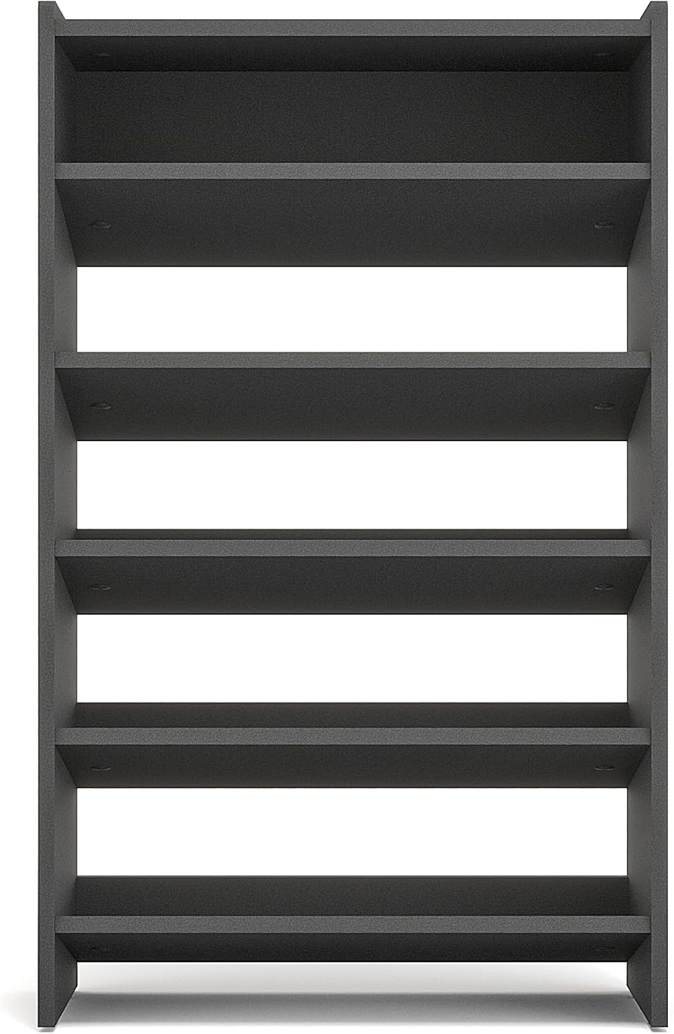 KOMTO Schuhregal Schmal - Schuhablage Flur mit 5 Ebenen Offener Schuhschrank Schuh Organizer Platzsp