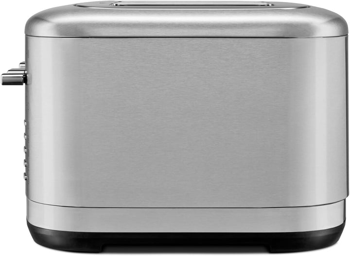 KitchenAid 5KMT4109ESX Toaster für 4 Scheiben, Manuelle Bedienung, 7 Bräunungsstufen, Extrabreite Sc