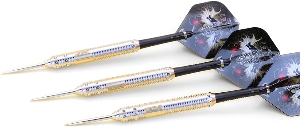 CUESOUL Dragon Deluxe Messing Steel Dartpfeile, 21 Gramm J2102 23 Gramm, J2102 23 Gramm