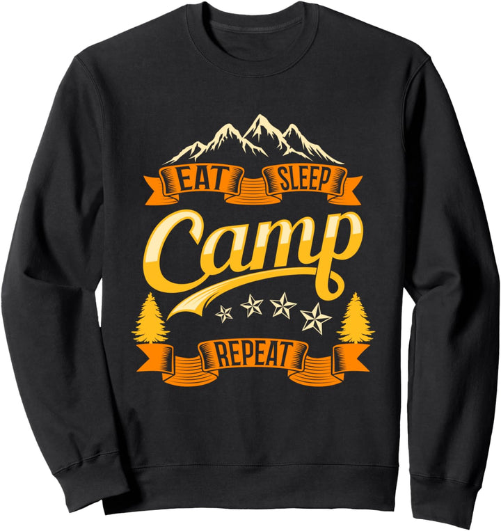 Wandern Berge Natur Wildnis Camper Sweatshirt