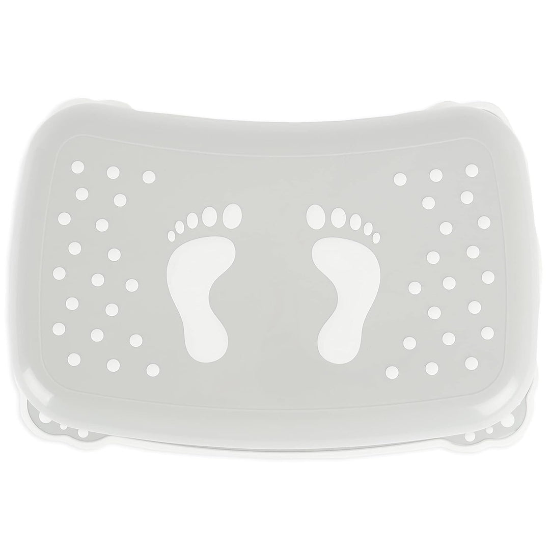 Bieco Kinder Tritthocker Zebra, Anti Rutsch Funktion | einstufig, Höhe 14cm | Grösse 42x28cm |Tritth