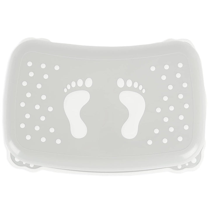 Bieco Kinder Tritthocker Zebra, Anti Rutsch Funktion | einstufig, Höhe 14cm | Grösse 42x28cm |Tritth