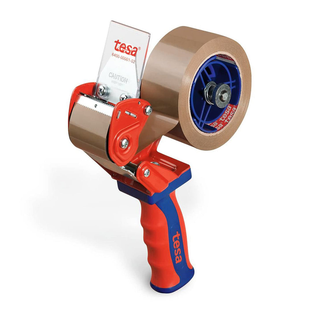 Tesa Klebebandabroller Comfort 6400 | Handabroller für Klebeband | für Klebeband bis 50 mm Breite |