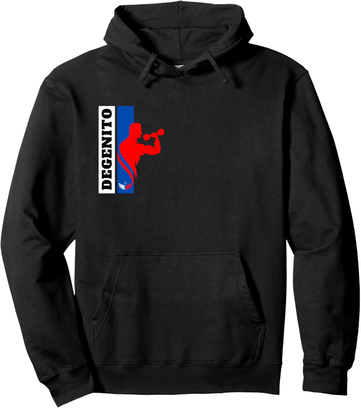 DEGENITO Stay Strong Unisex front & backcover Pullover Hoodie